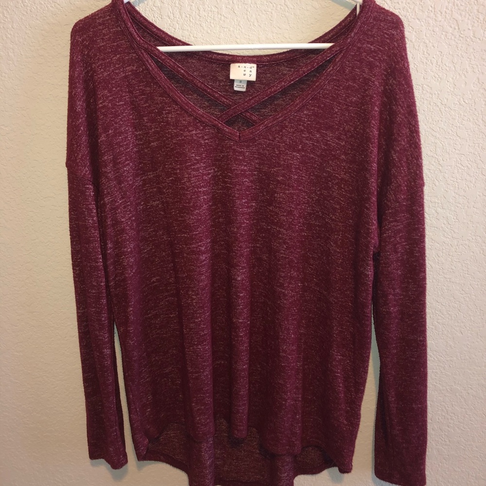 5 FOR 20$ A new day soft cross front sweater